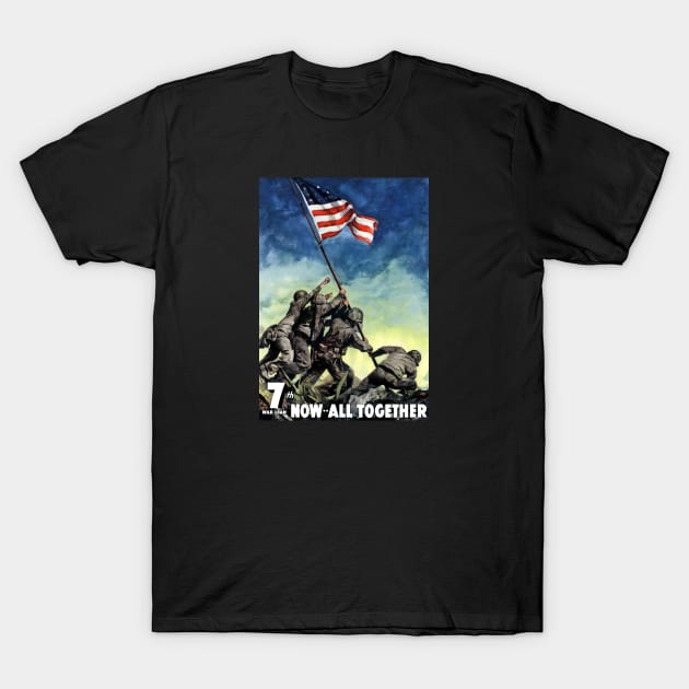 Raising The Flag On Iwo Jima T-Shirt by warishellstore